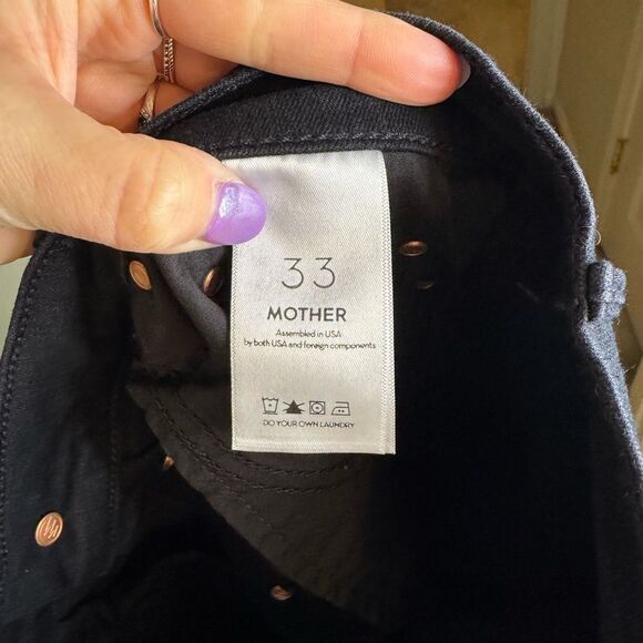 Women’s MOTHER Jeans The Pixie Swooner Skimp Not Guilty Sz 33 - Picture 4 of 5